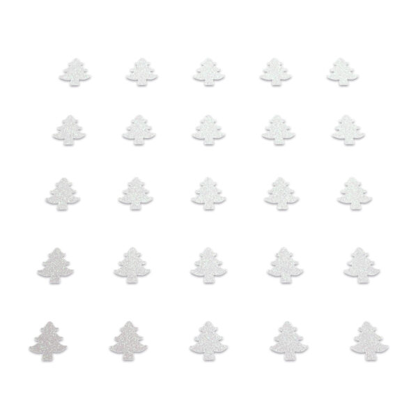 Christmas Tree - White Glitter