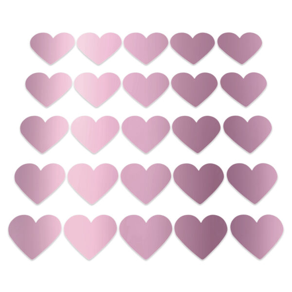 Heart - Shiny Pale Purple