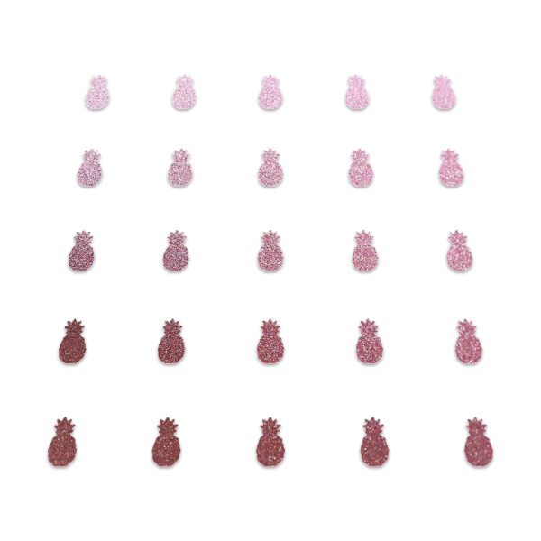 Pineapple - Baby Pink Glitter