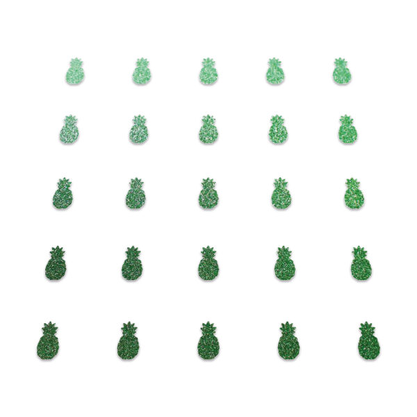 Pineapple - Green Glitter