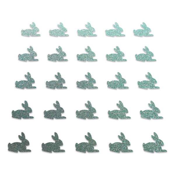 Rabbit - Duck Egg Glitter