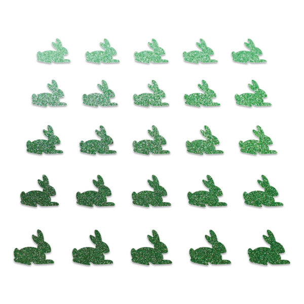 Rabbit - Green Glitter