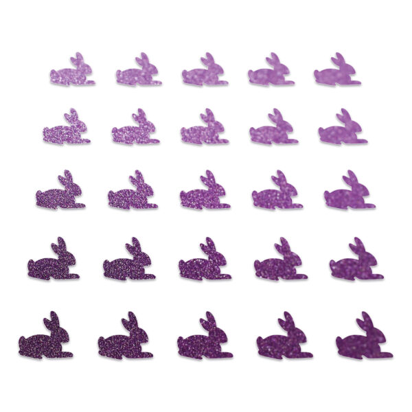 Rabbit - Purple Glitter