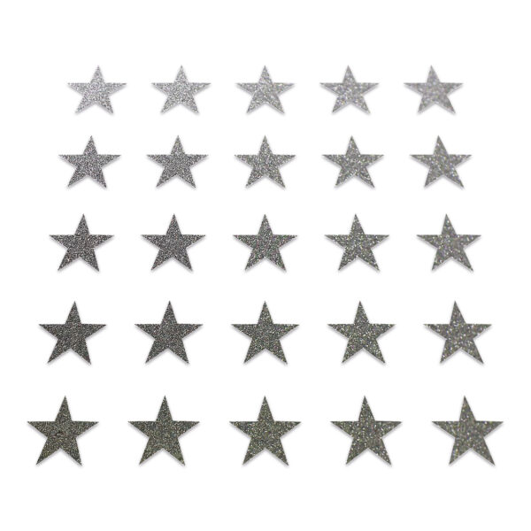 Star - Grey Glitter