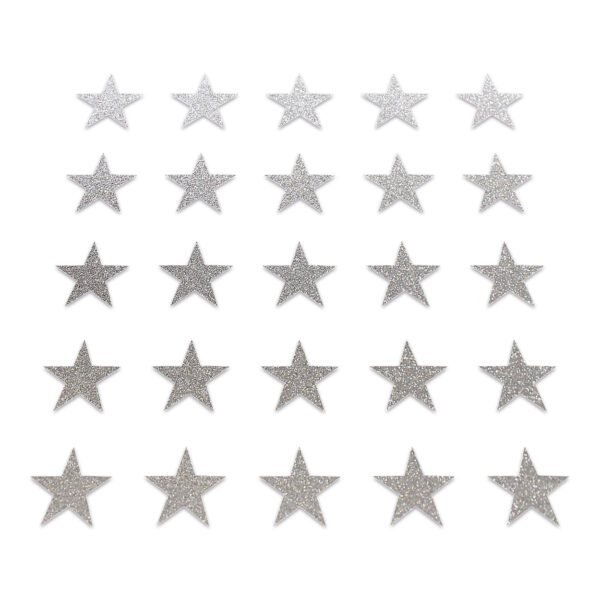 Star - Silver Glitter
